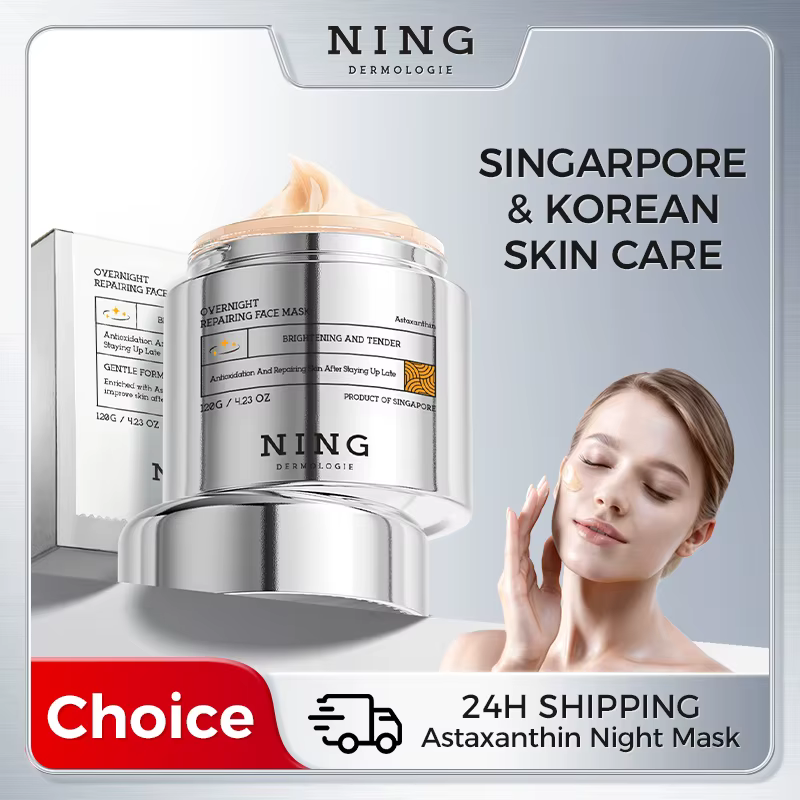 Masque de nuit réparateur 120G NING à l'astaxanthine