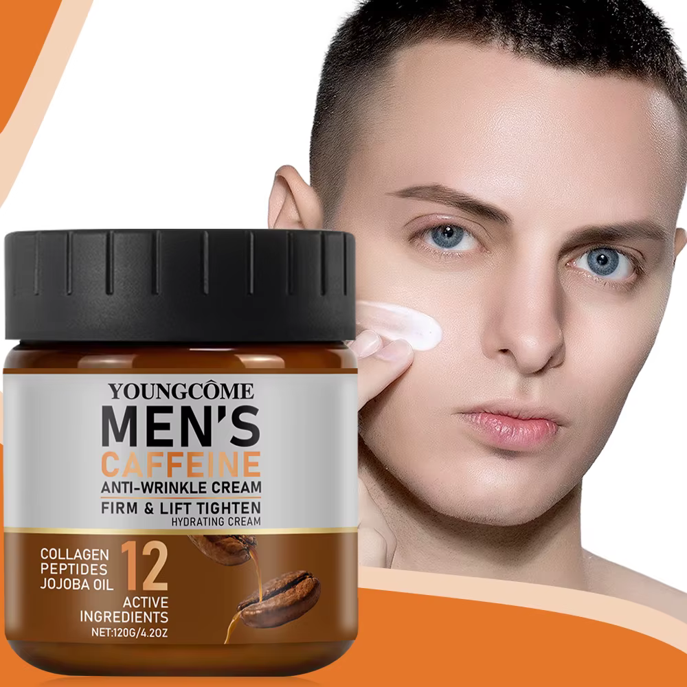 Crème Anti-rides à la caféine pour hommes