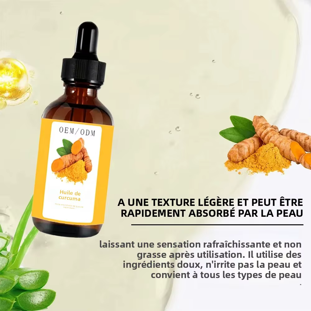 Sérum correcteur de curcuma pour le visage et le corps