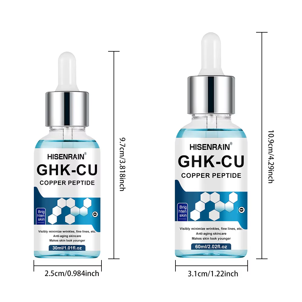 Sérum facial anti-âge HISENRAIN GHK-CU - Essence régénérante au peptide de cuivre pour raffermir