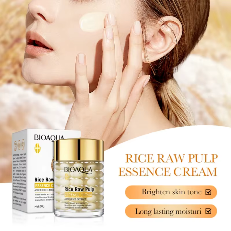BIOAOUA – crème hydratante en profondeur à l'essence de riz