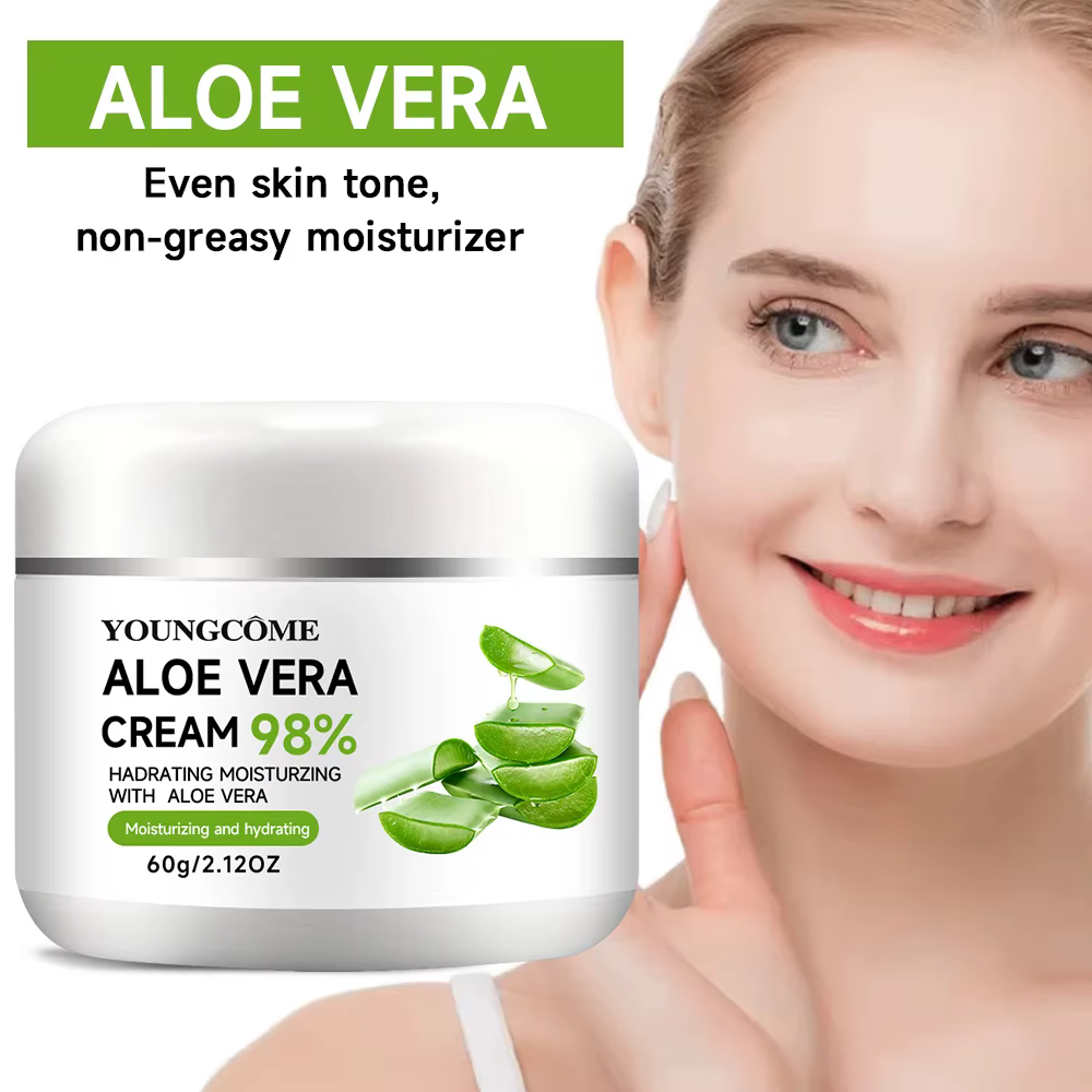 98% Aloe Vera crème pour le visage hydratant