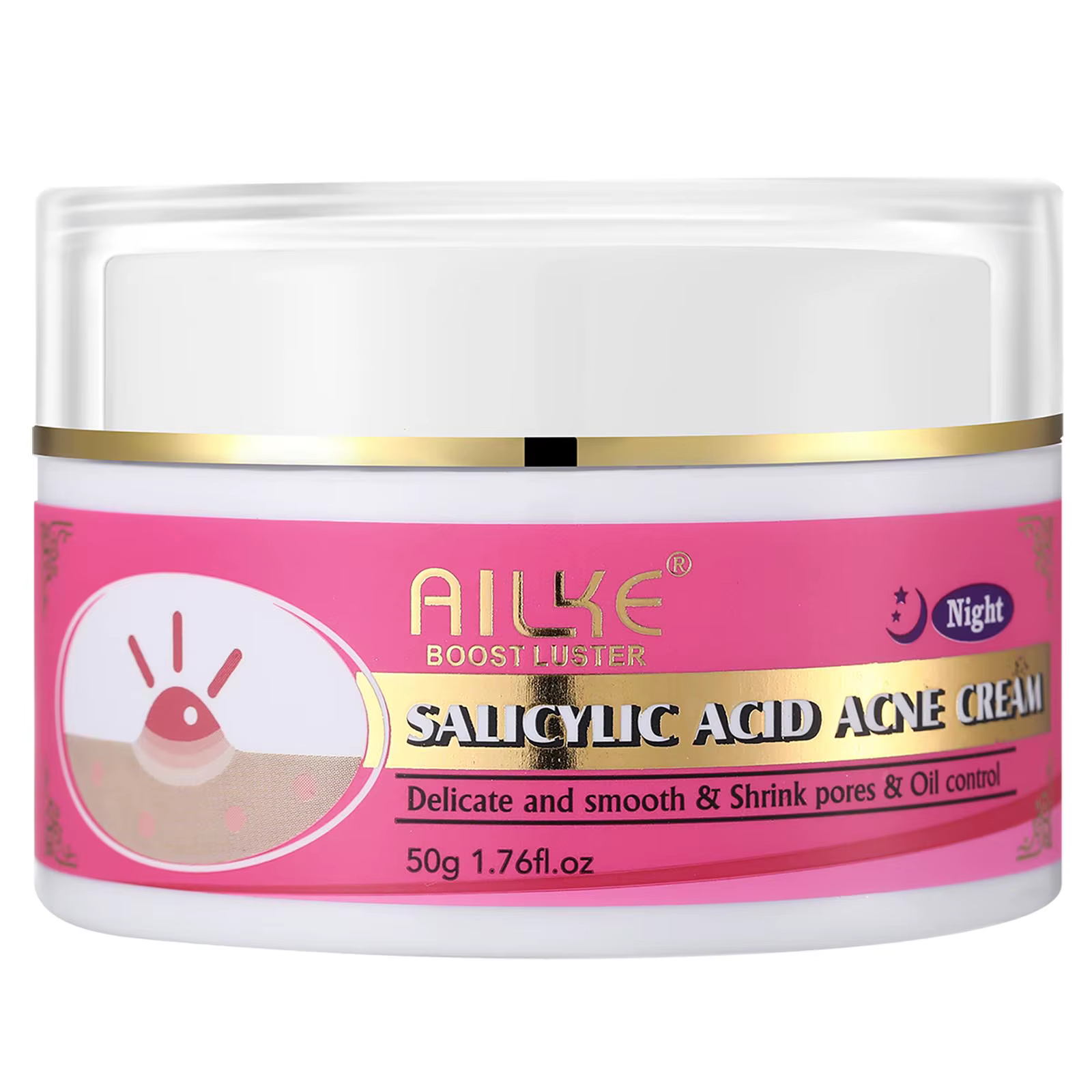 AILKE Crème Visage Bio Anti-Acné