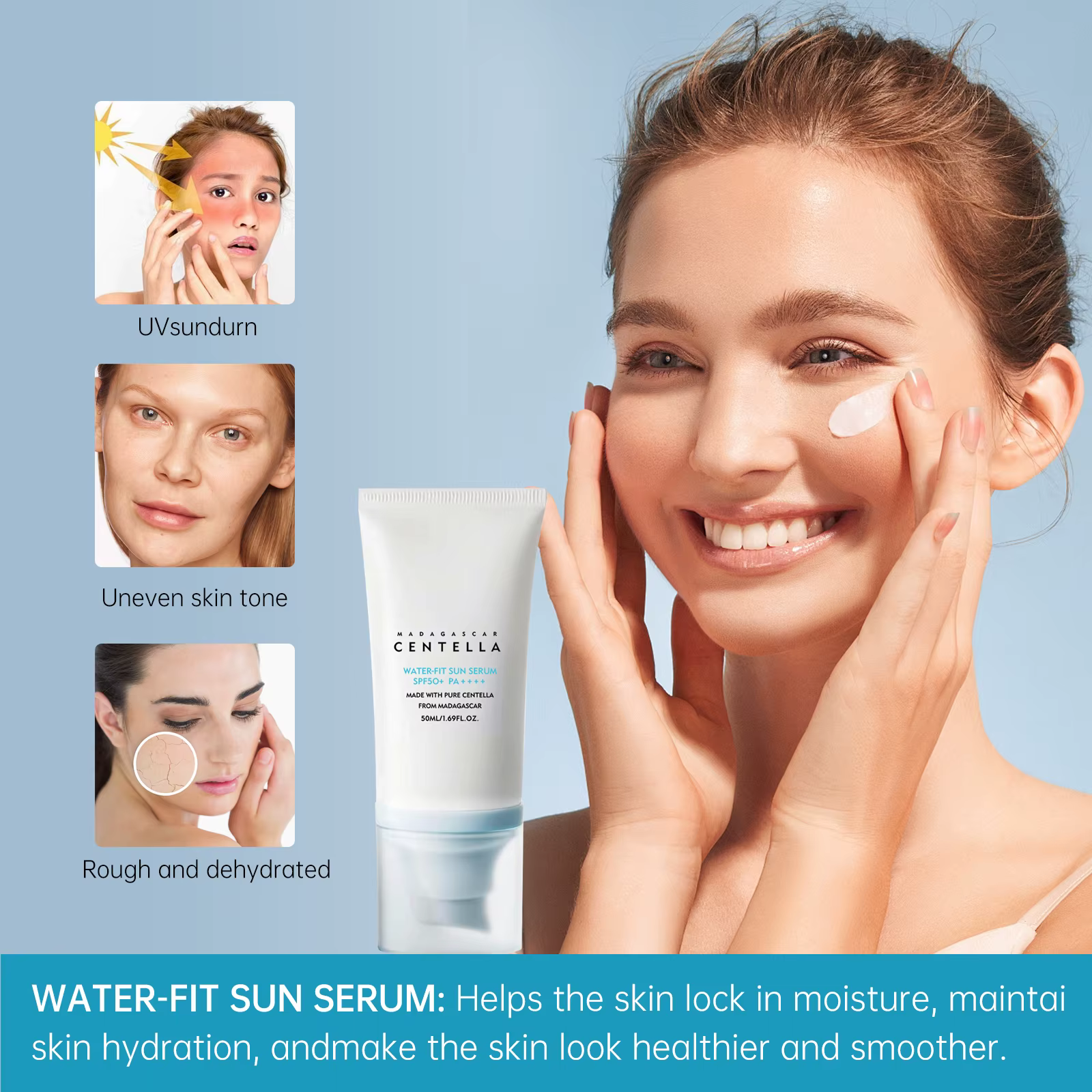 Crème solaire hyaluronique SPF50