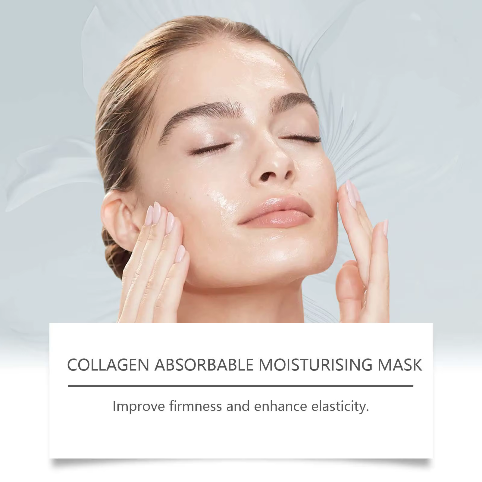 Masque facial au collagène