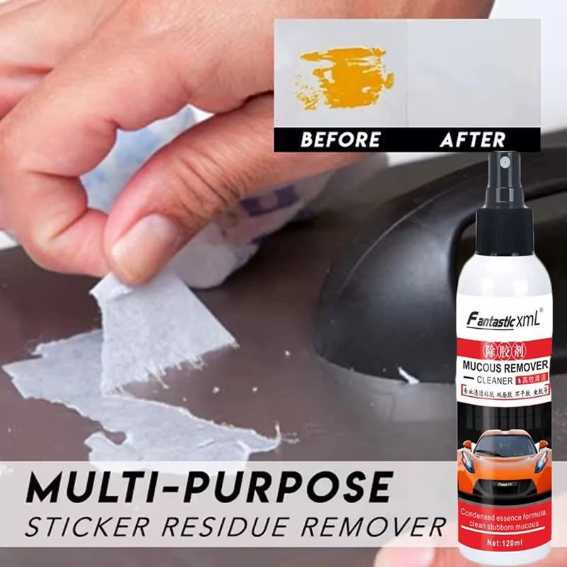 Dégraissant Adhésif pour Vitres de Voiture, Nettoyant pour Film Adhésif, Spray Nettoyant pour Autocollants, Dissolvant de Colle, Agent de Nettoyage, Produits d'Entretien
