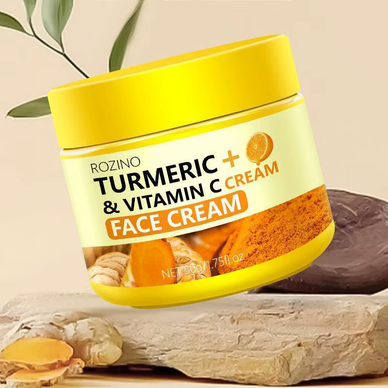 Crème hydratante au curcuma