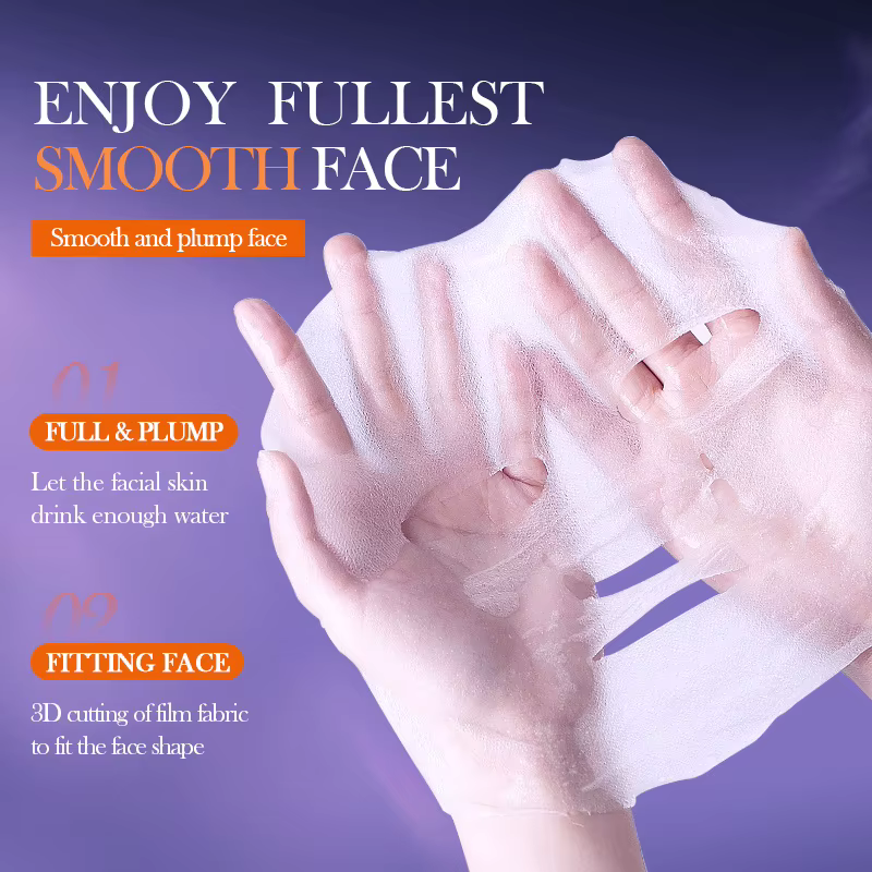 10 pièces BIOAQUA collagène masques pour le visage Anti rides anti-âge hydratant blanchissant masque Facial produits de