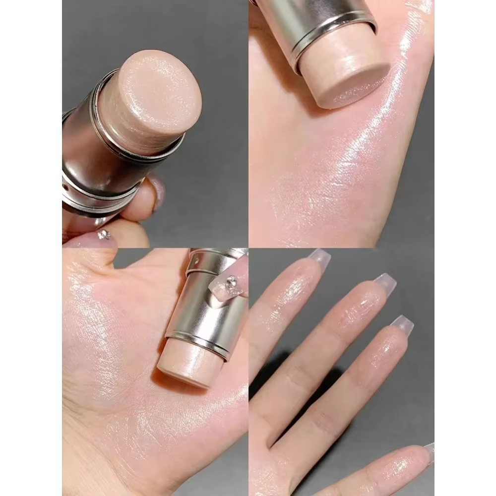 Bâton de haute brillance surligneur Blush eau lumière miroitant imperméable visage Contour illuminateur éclaircir Contour Rouge