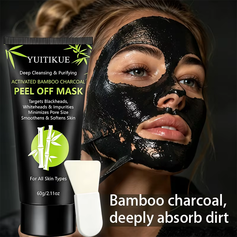 Masque peel-off au charbon de bambou activé