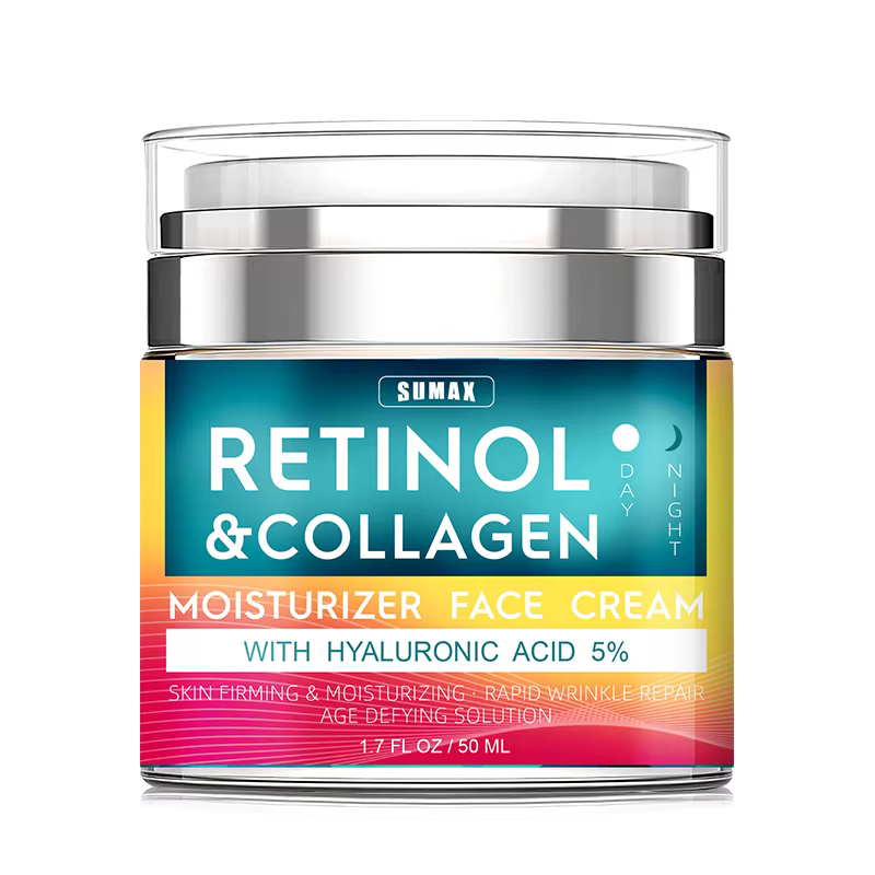 Rétinol Anti-âge crème pour le visage hydratant dissolvant de rides collagène acide hyaluronique crèmes soins de la peau 50ML