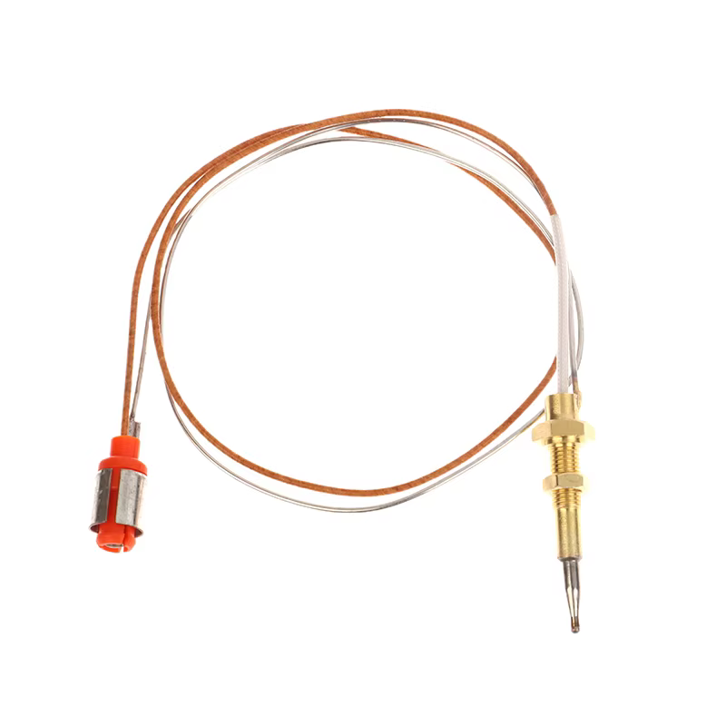 Thermocouple de remplacement pour cuisinière, 35/40/70 cm, tête en cuivre, vis de fixation, thermocouple pour brûleur à gaz Sabaf, outils pour cuisinière encastrée