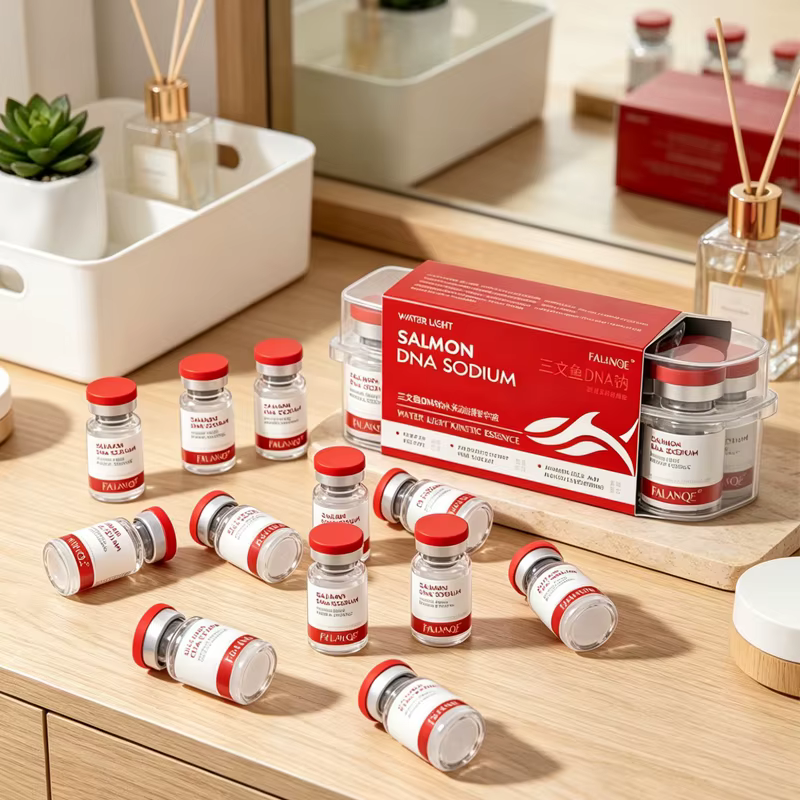 Ampoule de sérum anti-rides au DNA de saumon et au sodium