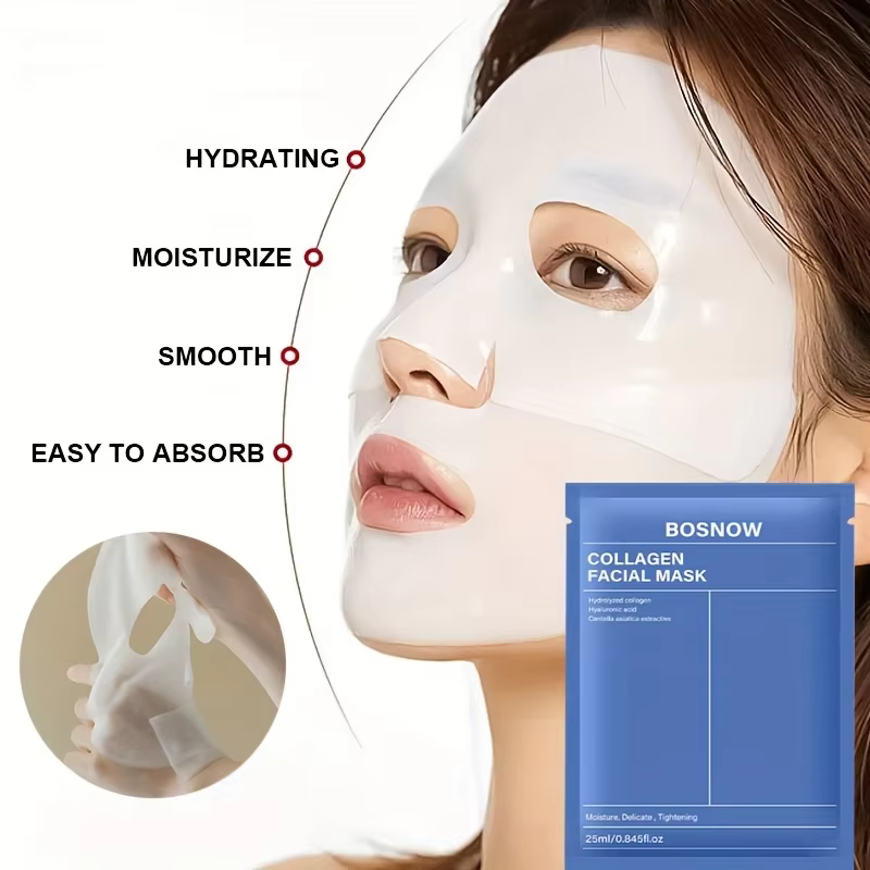Masque raffermissant et hydratant au collagène