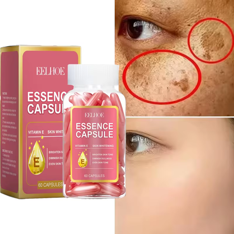 Capsule dissolvant de taches foncées de vitamine E ﻿ Visage