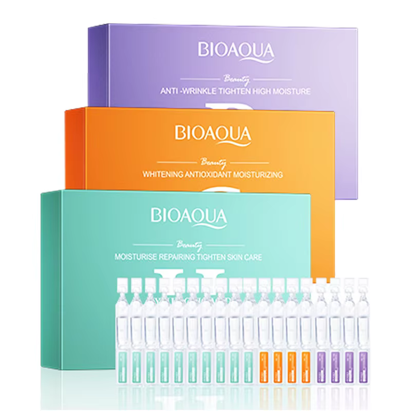 30 pièces/boîte BIOAQUA rétinol vitamine C acide hyaluronique sérum pour visage hydratant raffermissant