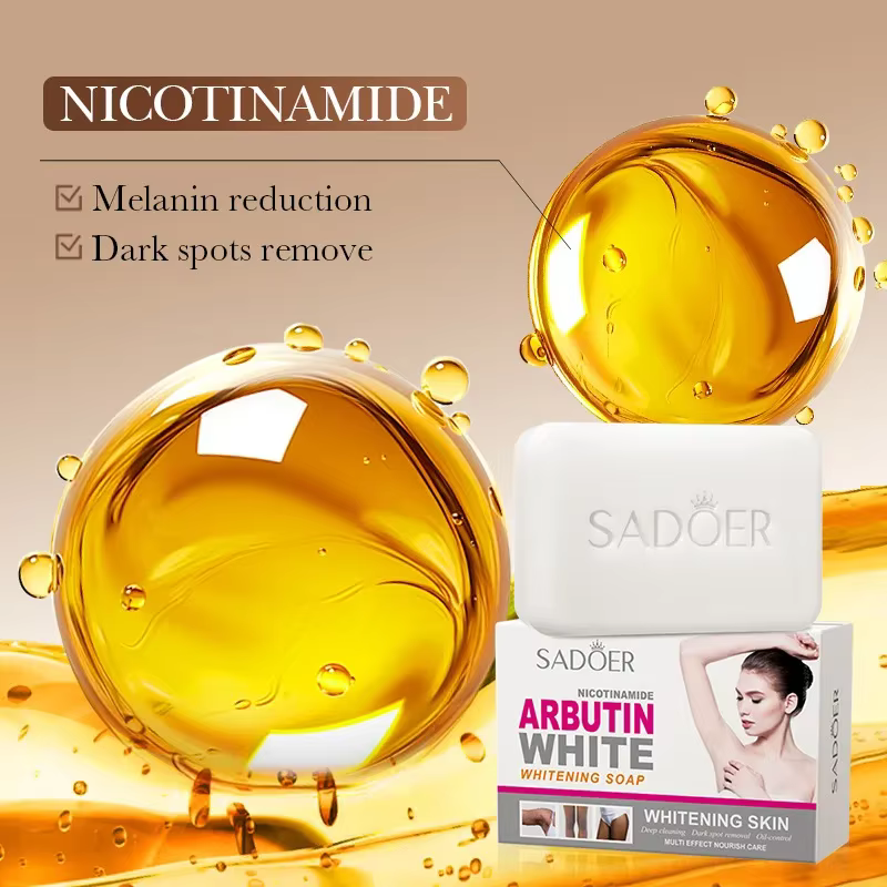 Savon facial Sadoer à la niacinamide et à l'arbutine