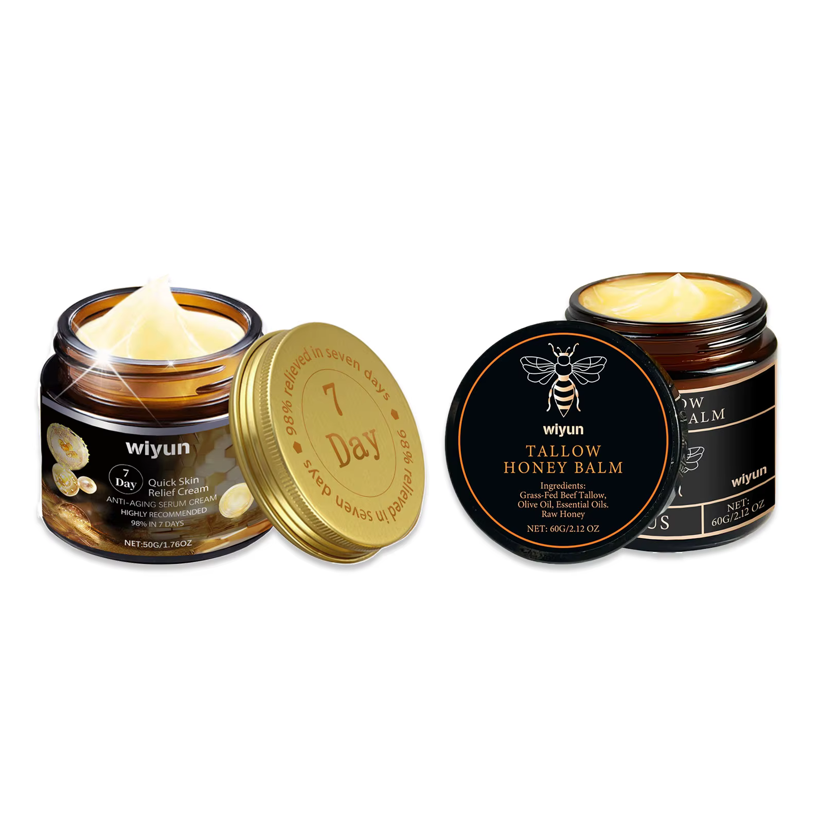 Crème pour le visage pour l'élimination des taches brunes et des ridules