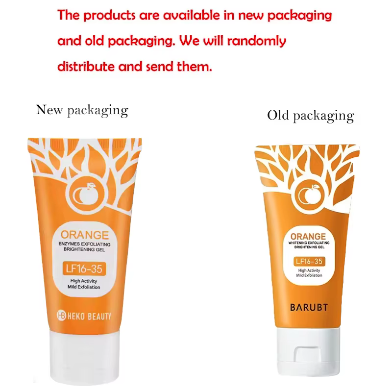 Gel exfoliant Orange pour le corps du visage