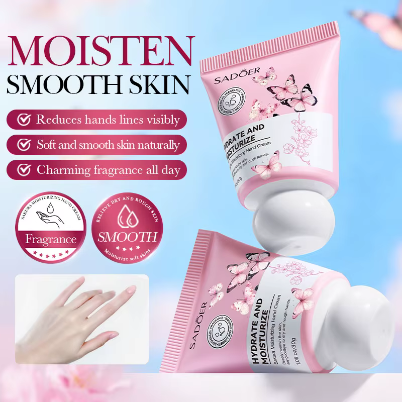 Crème pour les mains florale SADOER