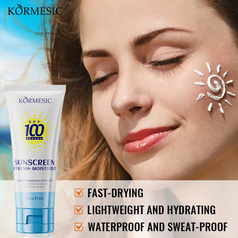 Crème solaire probiotique pour le visage