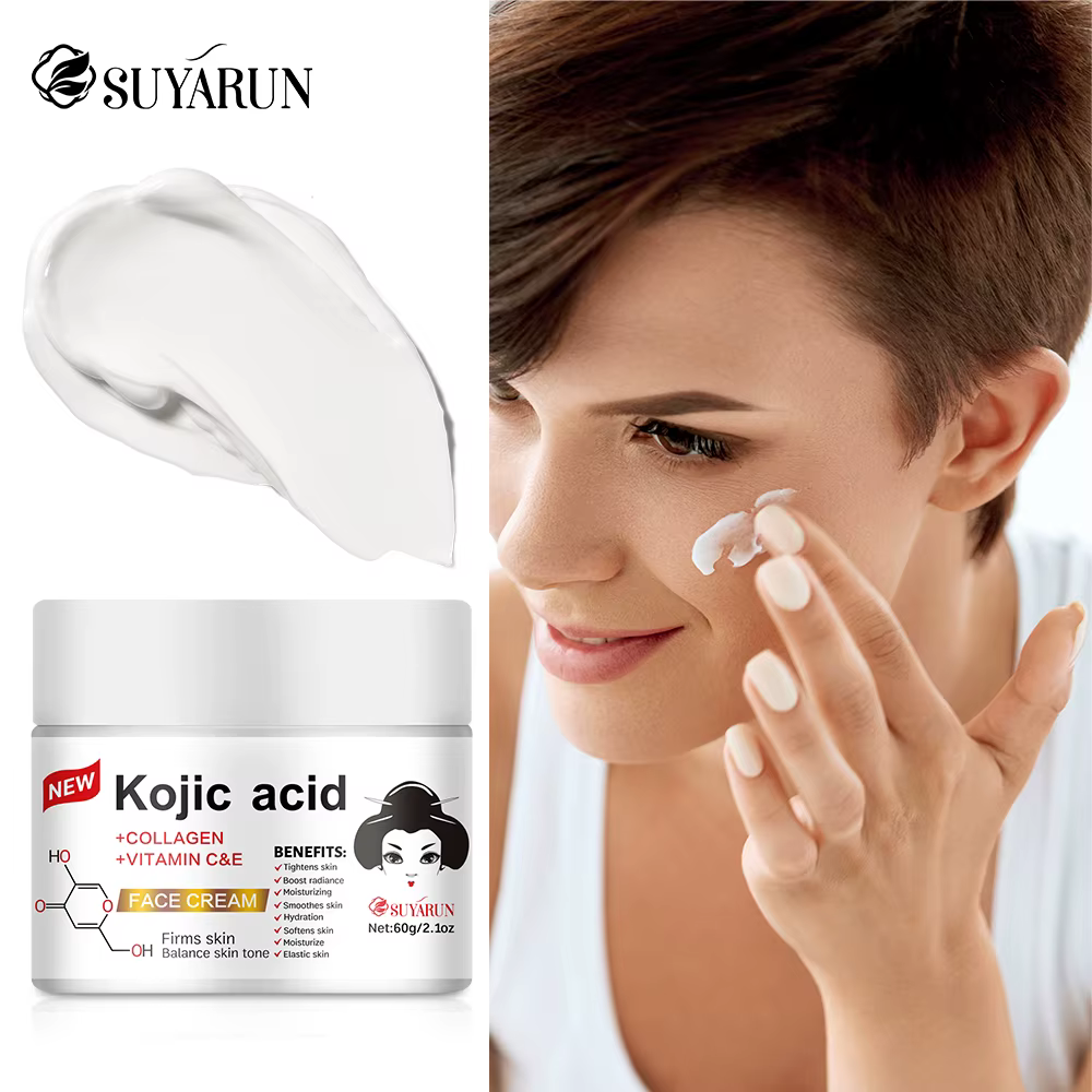 SUYARUN Crème à l'acide kojique à la propolis et à la vitamine E – éclaircissante