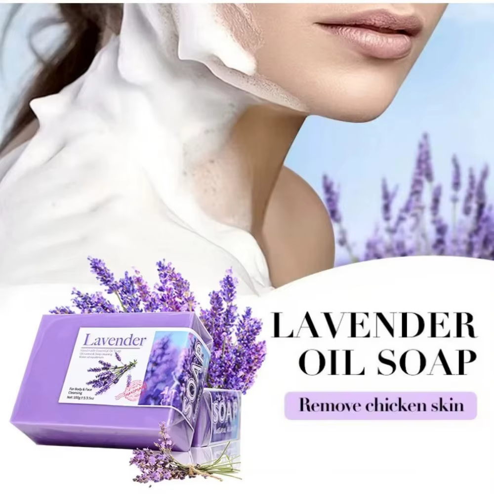 Savon à l'huile essentielle de lavande biologique naturel