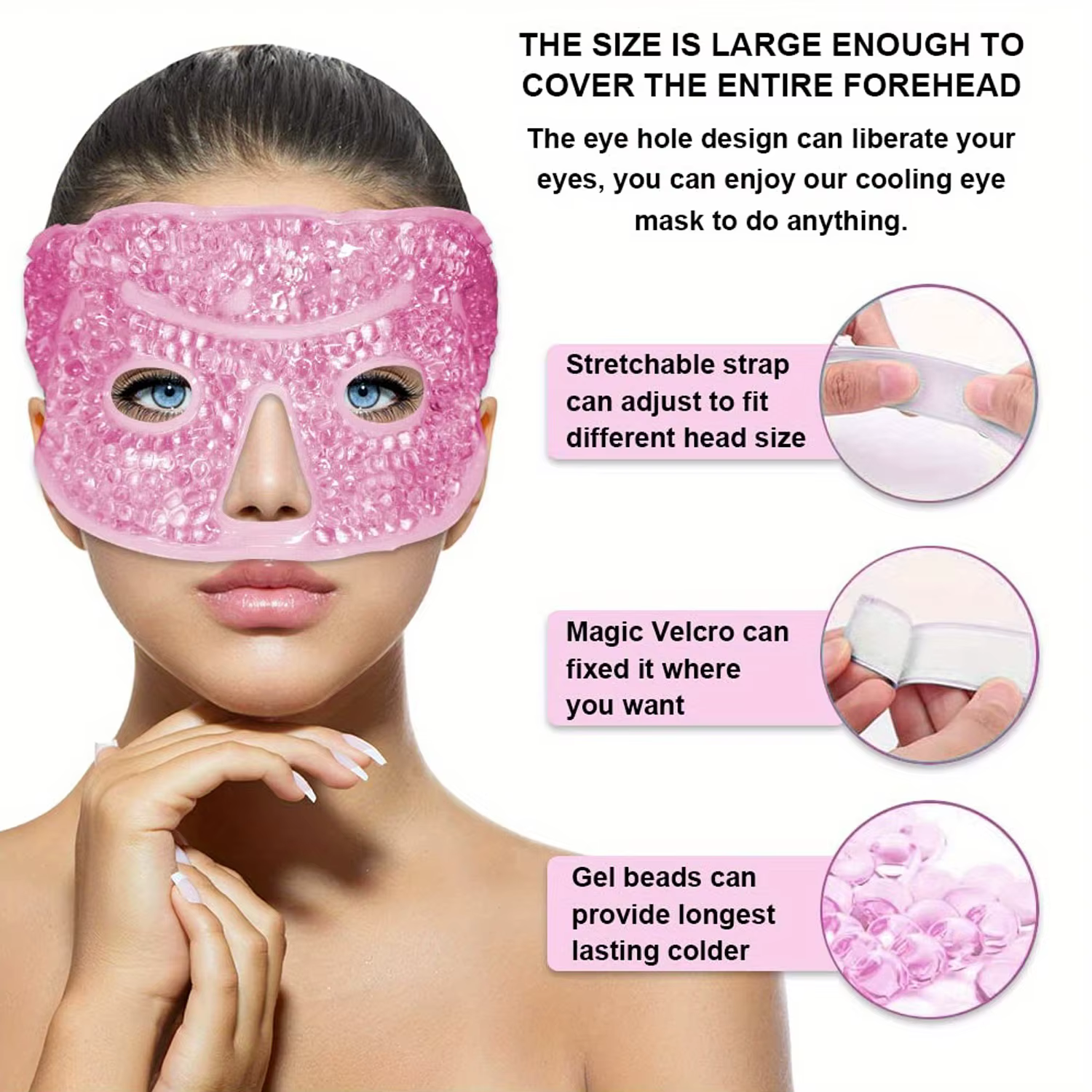 Masque Facial en Gel, Pack froid
