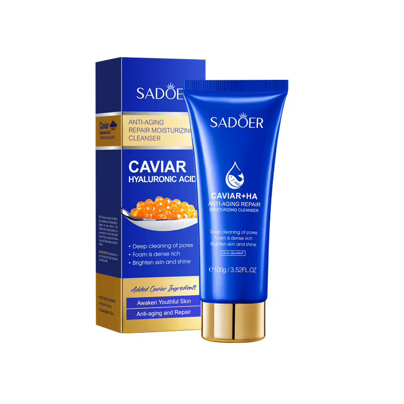 SADOER Caviar nettoyant pour le visage mousse de lavage