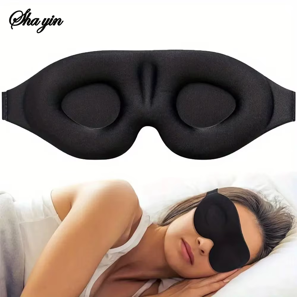Masque pour les yeux 3D réglable adapté aux hommes et aux femmes sans pression