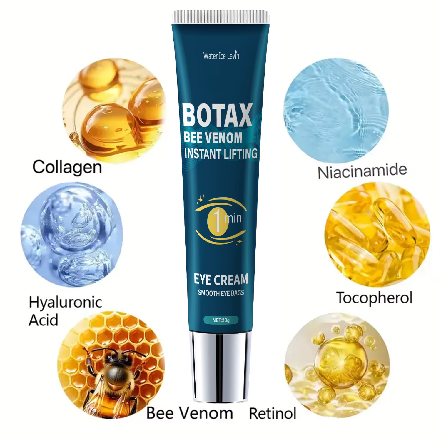 Gel raffermissant pour les yeux