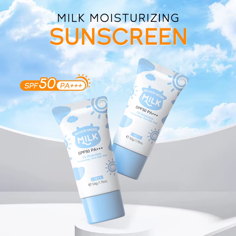 Crème solaire éclaircissante pour le visage
