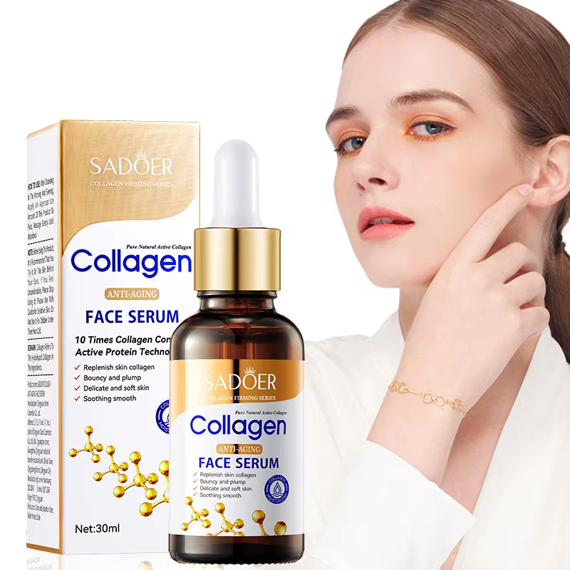 1/2/3 pièces SADOER collagène visage sérum soin