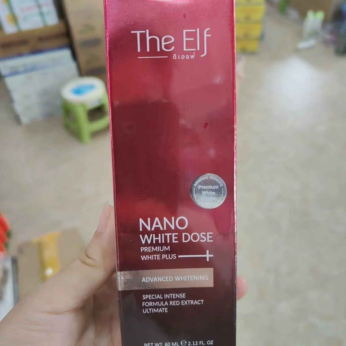 60 ml The Elf Nano crème blanche traitement blanchissant et éclaircissant pour le visage