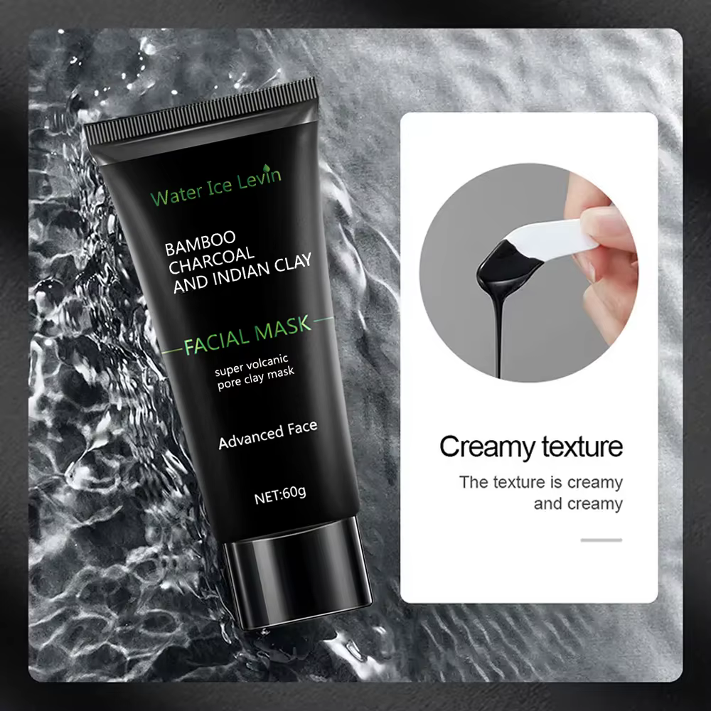 Masque noir au charbon de bambou