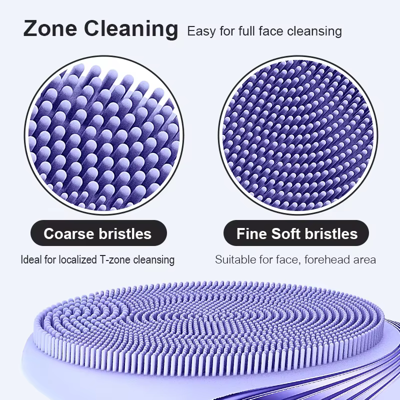 Brosse de nettoyage du visage électrique Ultra-mince de haute qualité avec une batterie intégrée