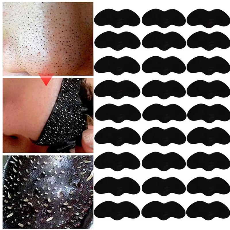 Nez points noirs dissolvant masque bandes nasales tête noire nez