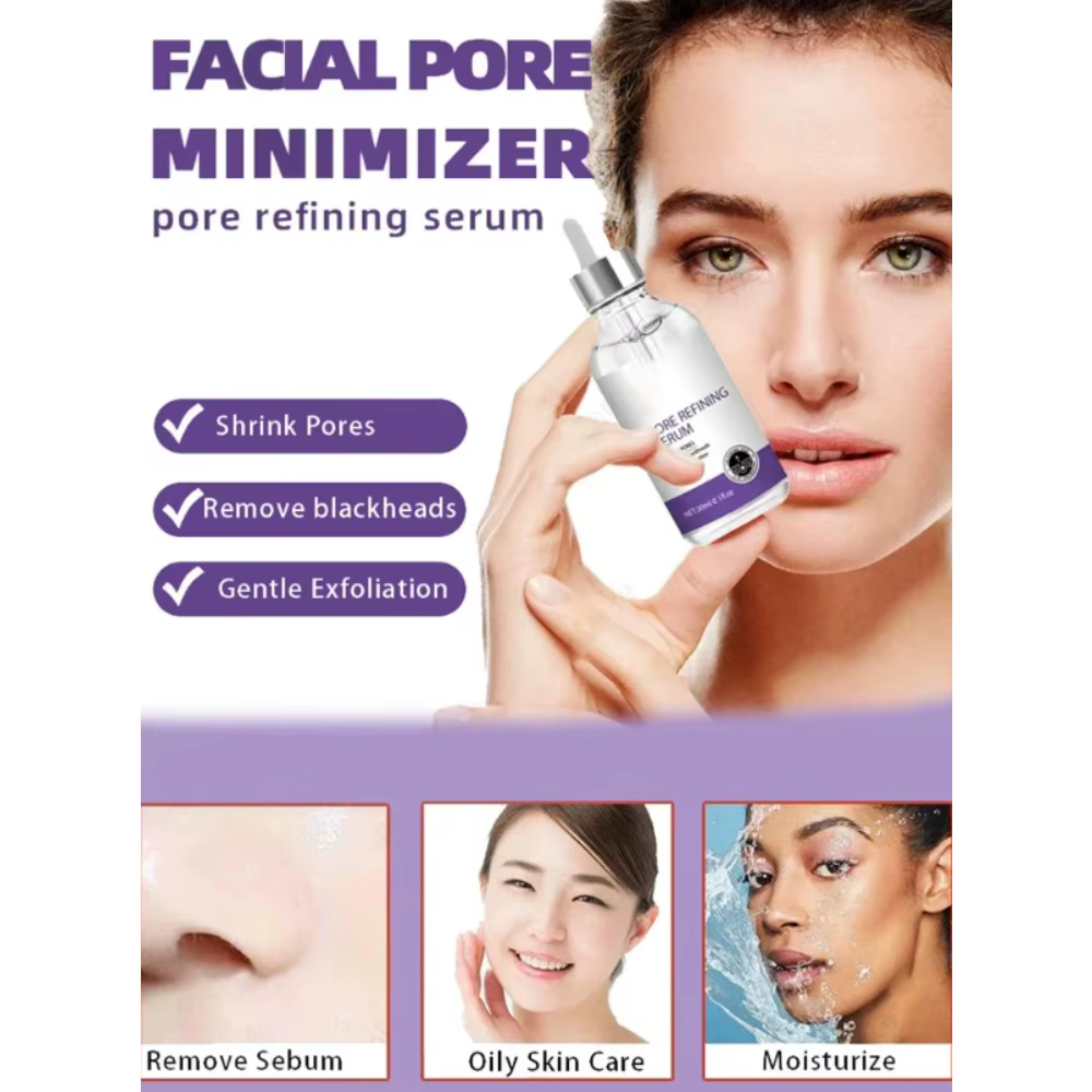 Sérum de rétrécissement des pores du visage