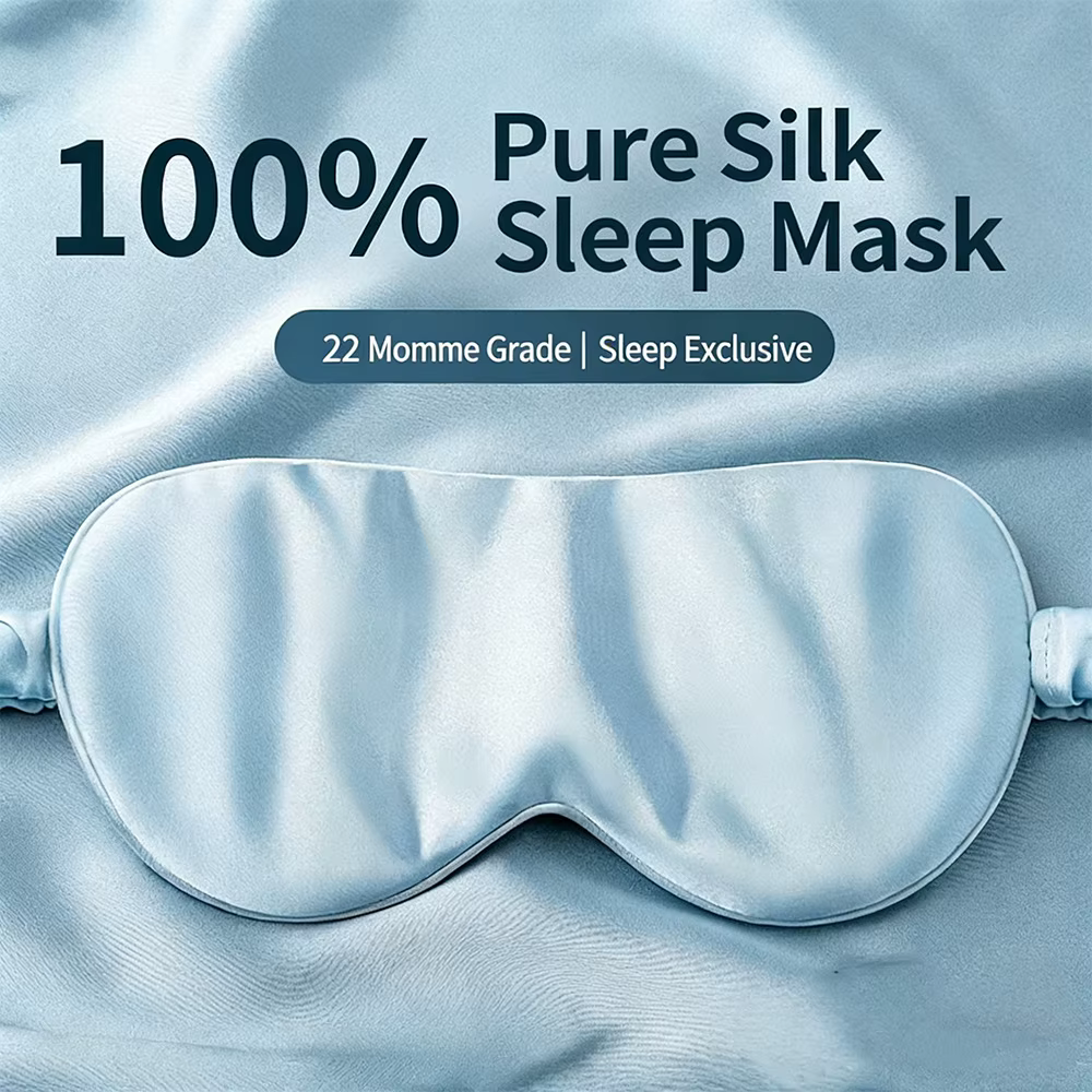 Masque de sommeil en soie - 100% occultant
