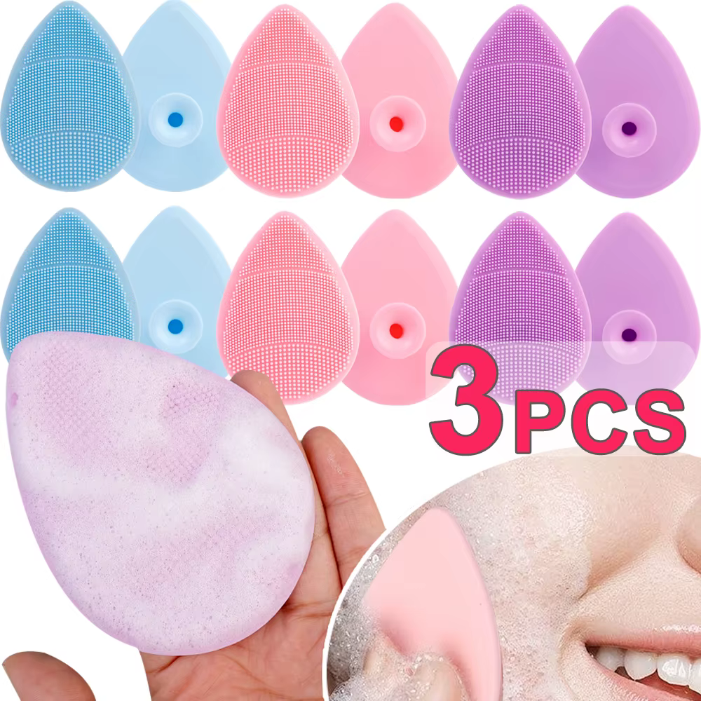 Brosses nettoyantes en silicone pour le visage