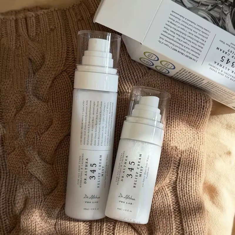 Crème et Brume Hydratante Dr.Althea 345 Relief 147 – Hydratation Intense et Éclaircissante – Produit de Soin Coréen Approuvé par les Célébrités