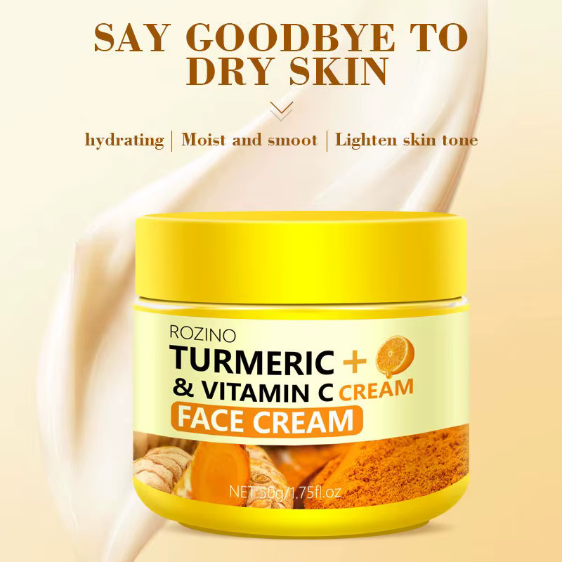 Crème au curcuma et à la vitamine C