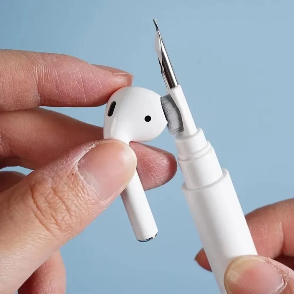 Brosse pour écouteurs 3 en 1, outil de nettoyage pour Airpods Pro 3 2 1, Kit de nettoyage pour étui d'écouteurs, stylo propre pour Xiaomi Airpots 3Pro