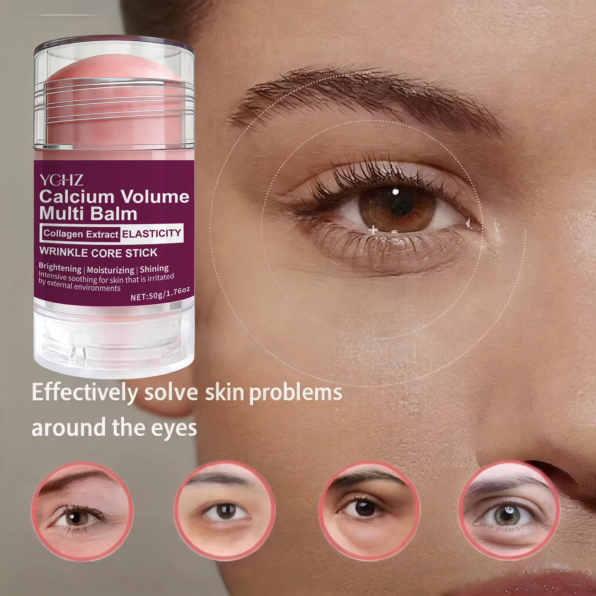 Stick de soin du visage au collagène : un produit multifonctionnel qui combine baume à lèvres