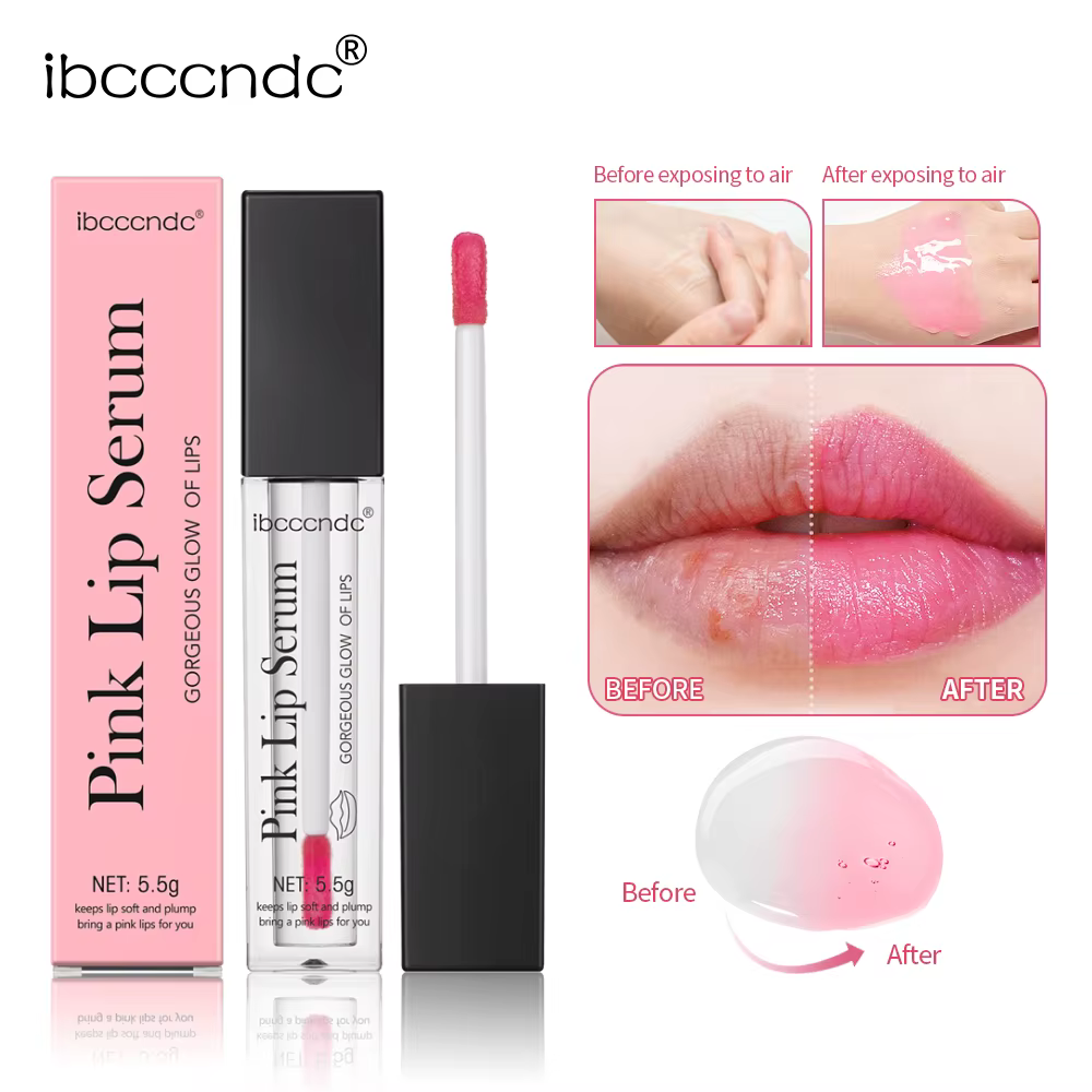 Sérum à lèvres rose, hydratant