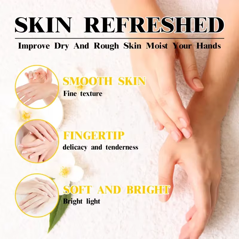 Masque exfoliant hydratant au miel pour les mains