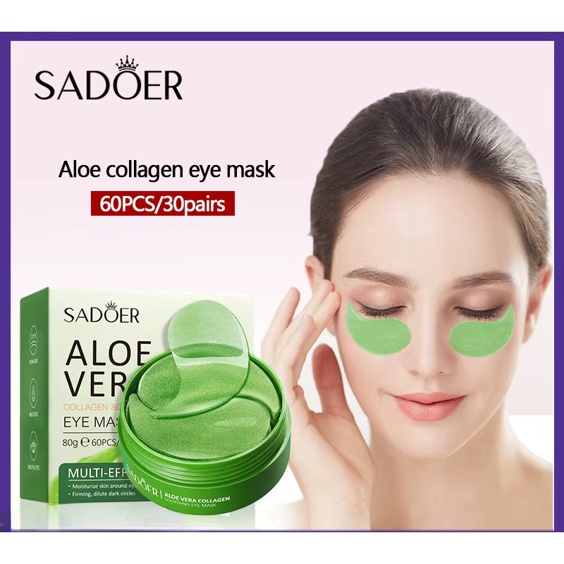 Masque pour les yeux au collagène et à l'aloe vera SADOER
