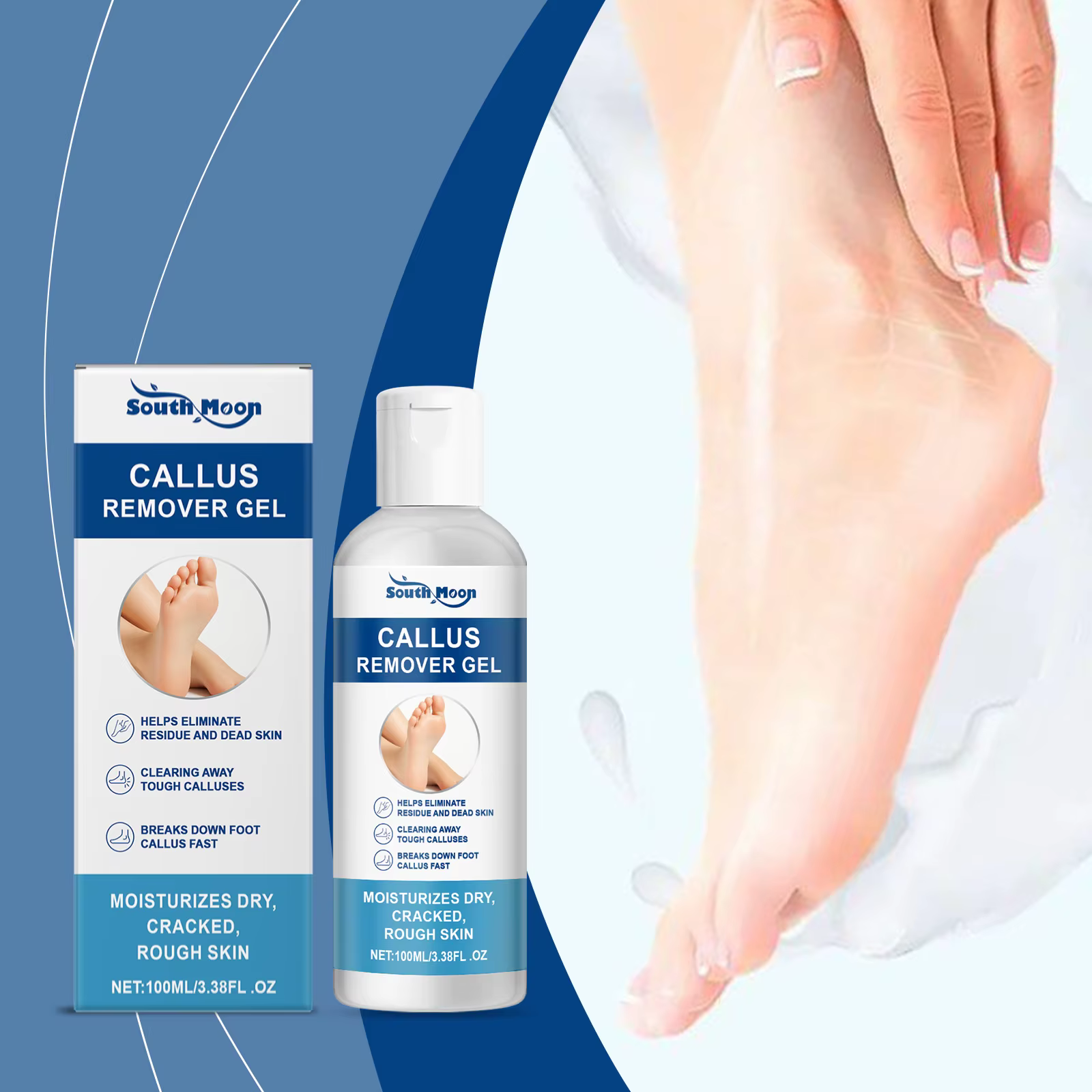 Gel dissolvant de callosités des pieds