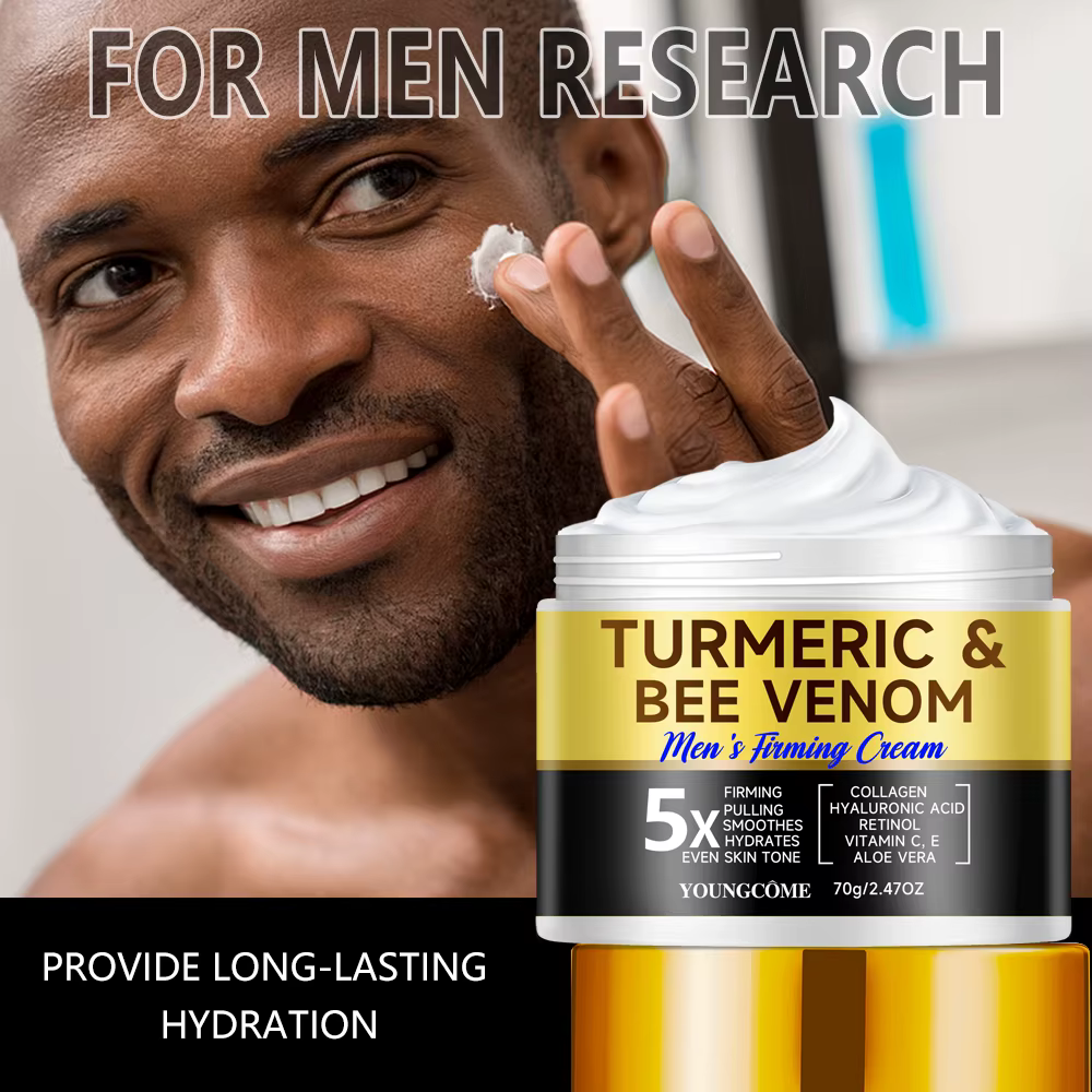 Crème raffermissante et hydratante au rétinol et au collagène pour hommes