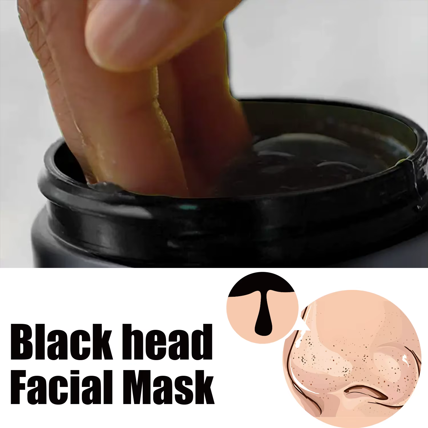 Masque peel-off anti-points noirs au charbon de bambou